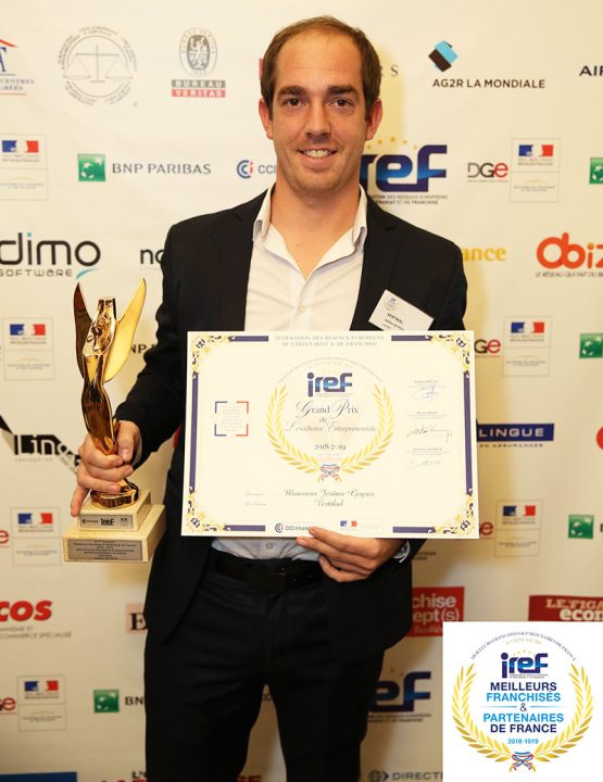 IREF 2018 - Grand Prix de l’Excellence Entrepreneuriale, Jérôme Geyres, VERTIKAL® Landes