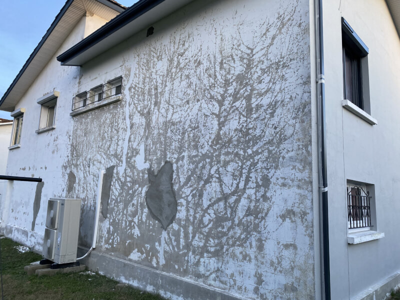 Photo pendant 1 Mise en peinture de façades à Grenade sur l’Adour