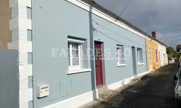 Rénovation de façade en centre ville à Mont-de-Marsan (Landes, 40)