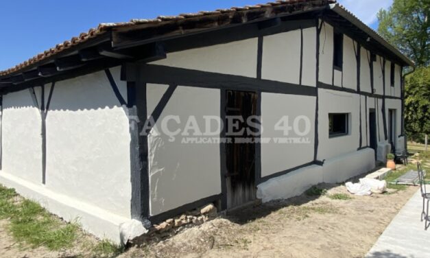 Mise en peinture d’une maison landaise