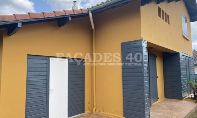 Mise en peinture d’une maison individuelle.