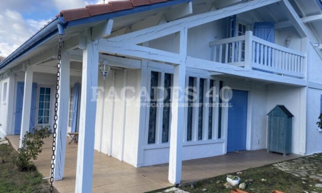 Mise en peinture d’une maison landaise