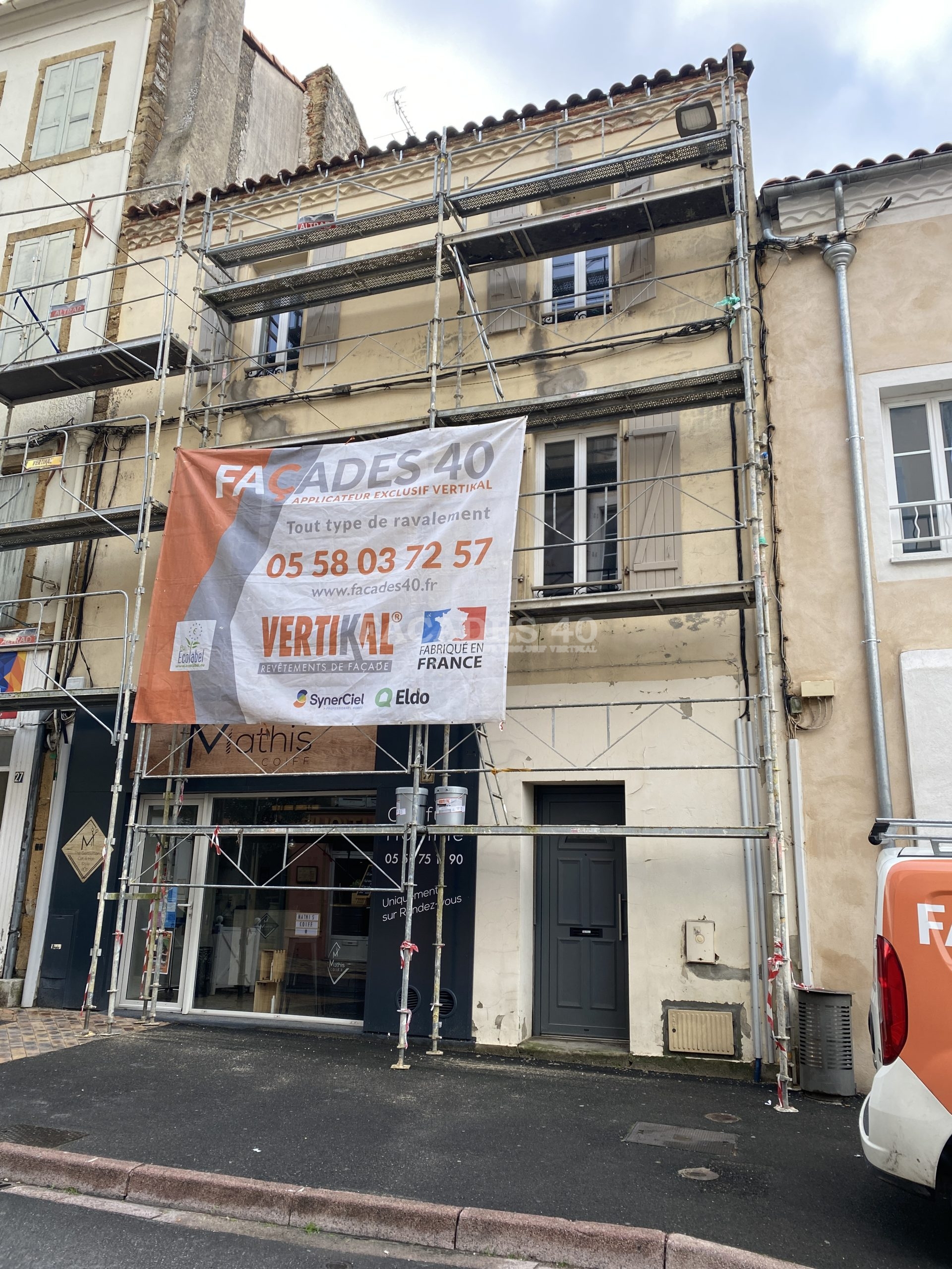 Rénovation façades d'une maison à Mont de Marsan, 40192, Landes