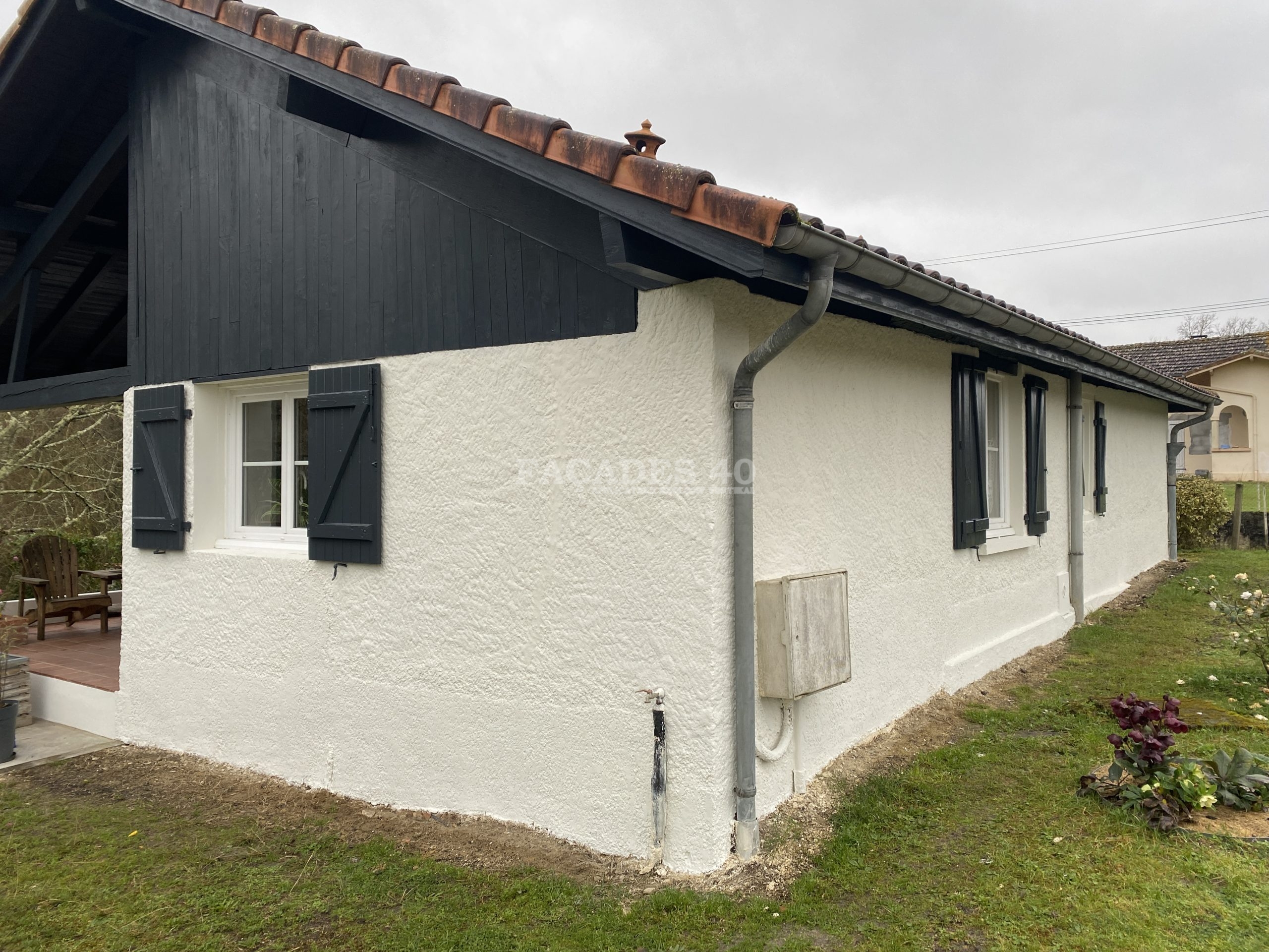 Rénovation façades d'une maison à Hossegor, 40150, Landes