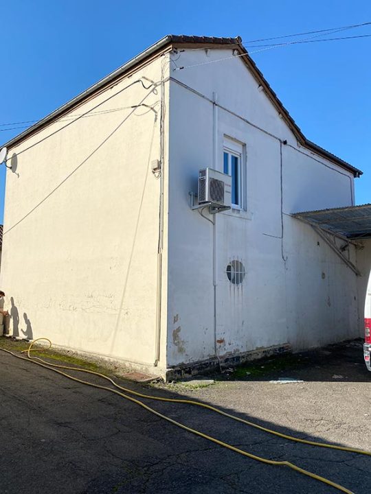 Réparation et imperméabilisation façade à Mont de Marsan, avant les travaux