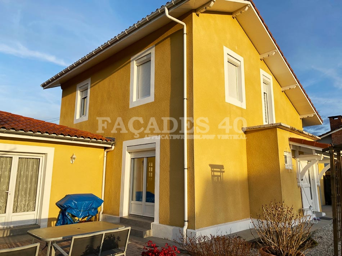 Ravalement de façade à SAINT PAUL LES DAX (Landes, 40), avant les travaux