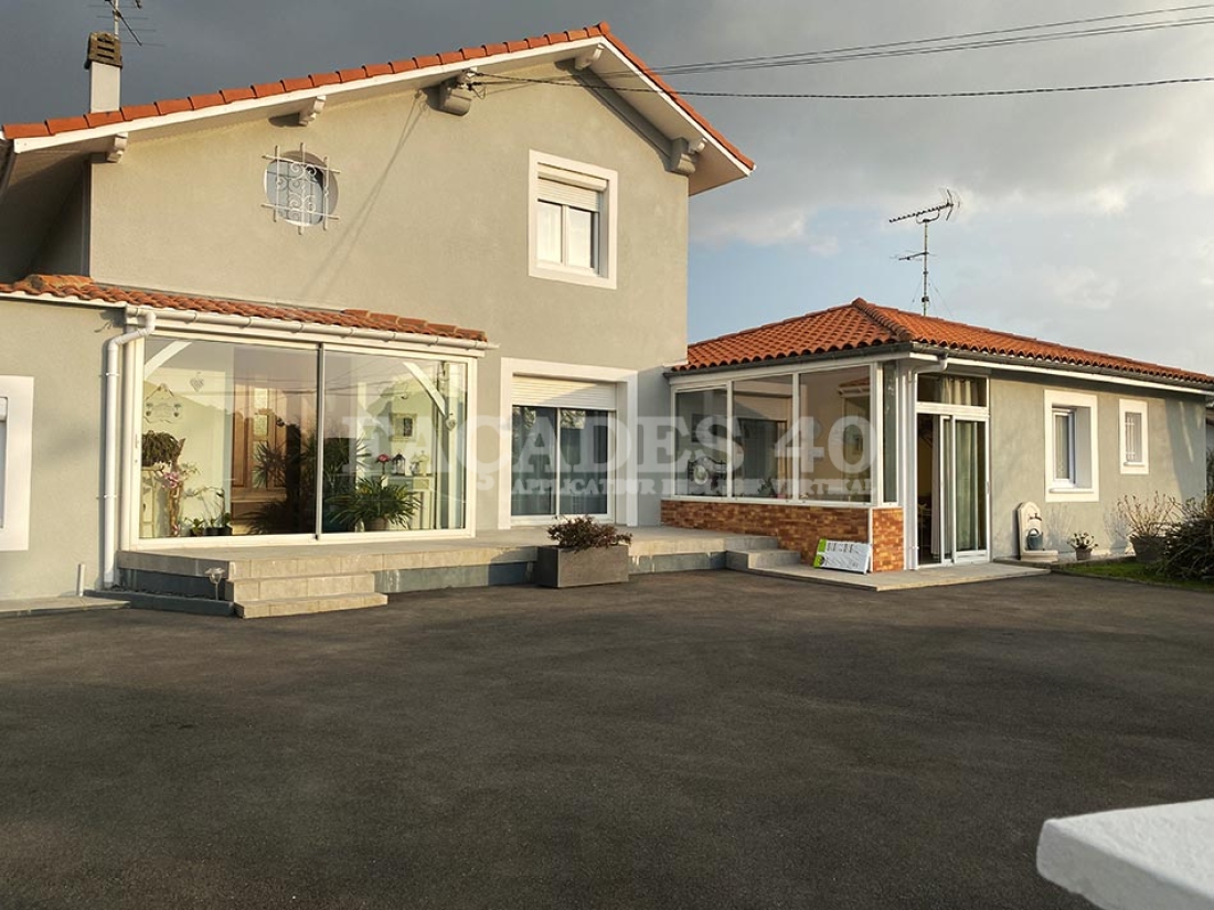 Ravalement de façade à SAINT PAUL LES DAX (Landes, 40), après les travaux