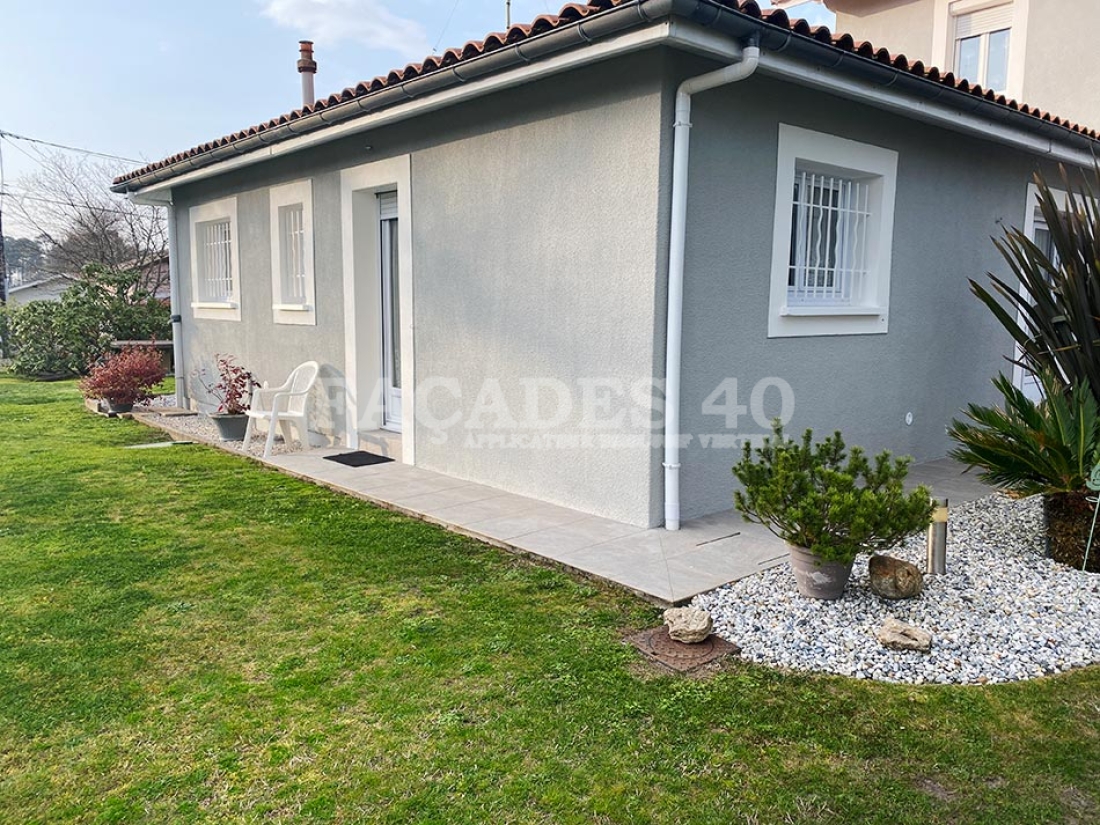 Ravalement de façade à SAINT PAUL LES DAX (Landes, 40), après les travaux