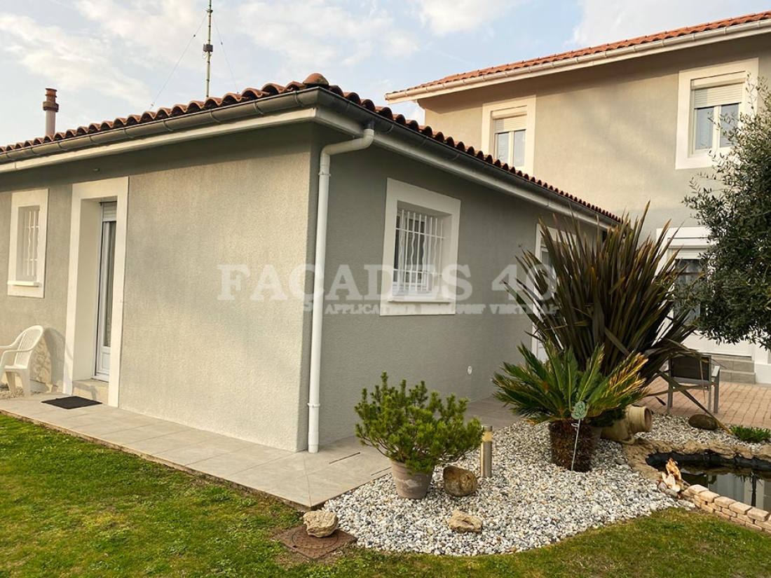 Ravalement de façade à SAINT PAUL LES DAX (Landes, 40), après les travaux