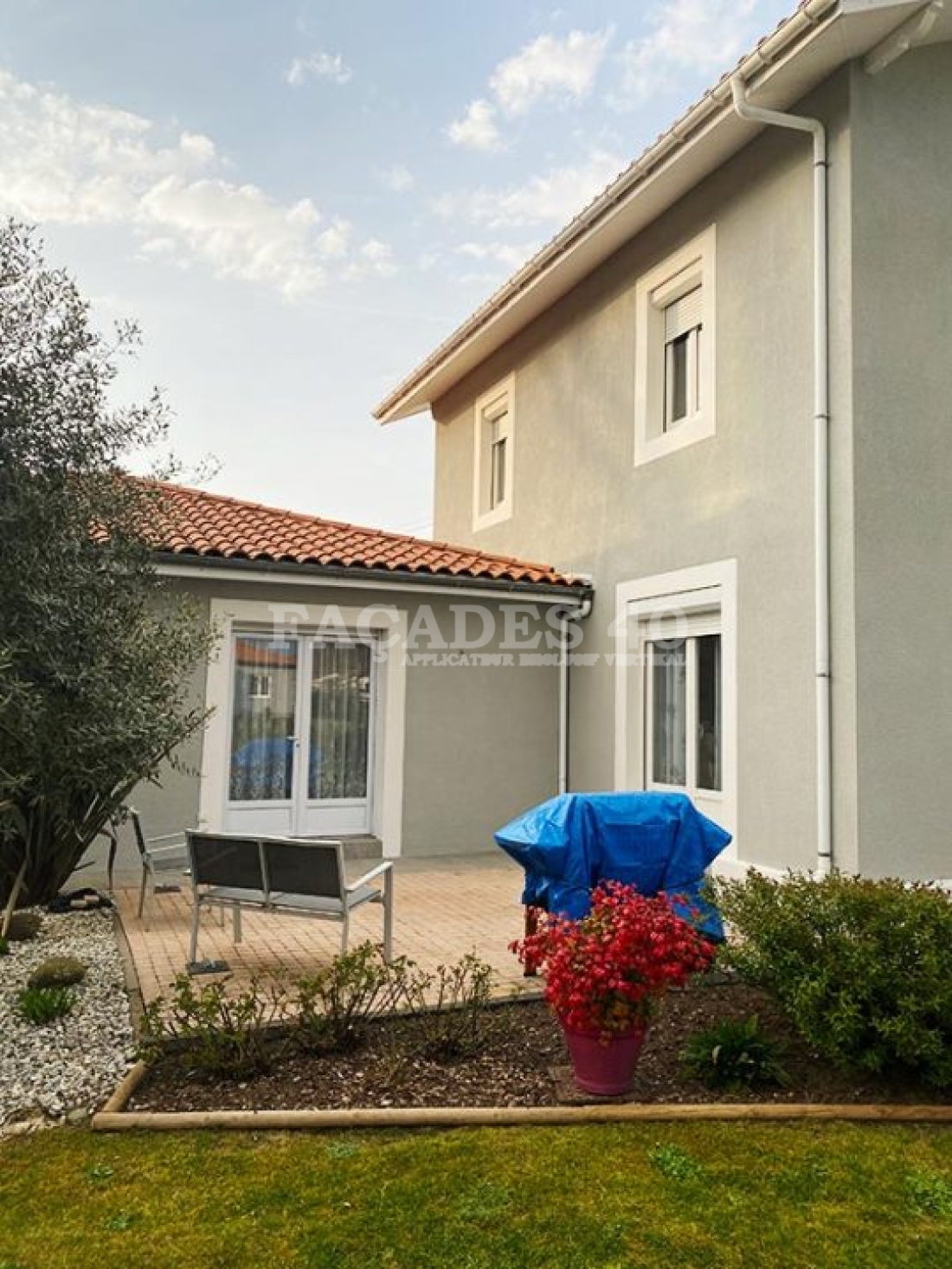 Ravalement de façade à SAINT PAUL LES DAX (Landes, 40), après les travaux