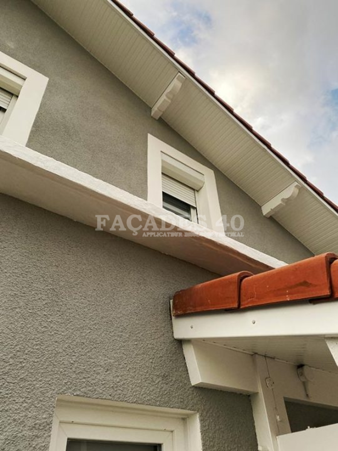 Ravalement de façade à SAINT PAUL LES DAX (Landes, 40), après les travaux