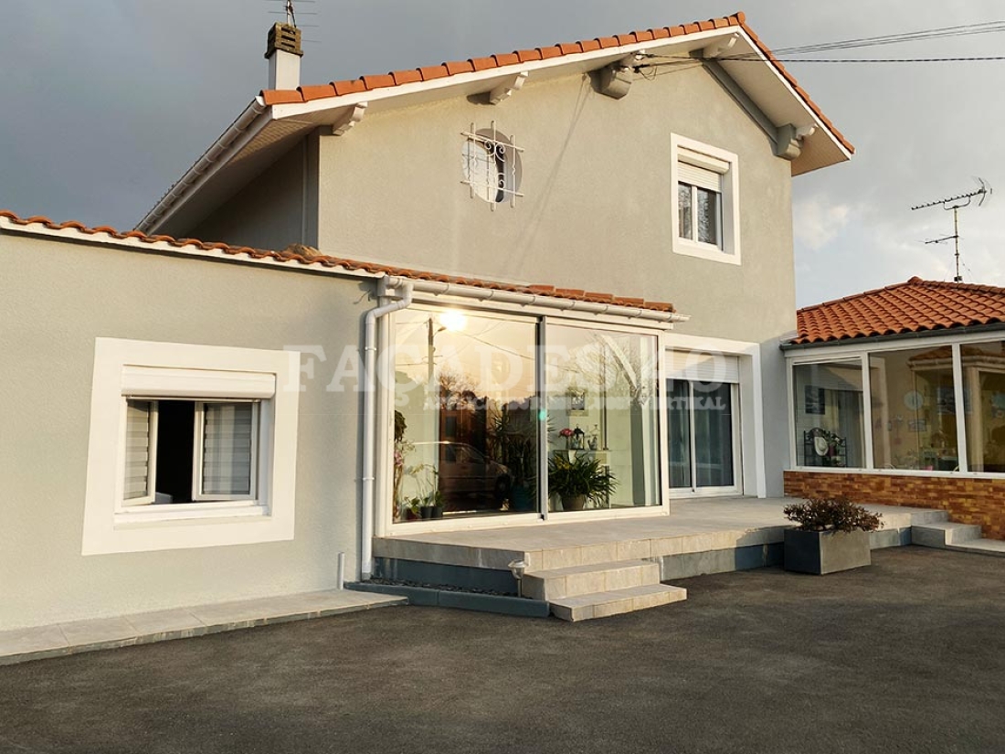 Ravalement de façade à SAINT PAUL LES DAX (Landes, 40), après les travaux