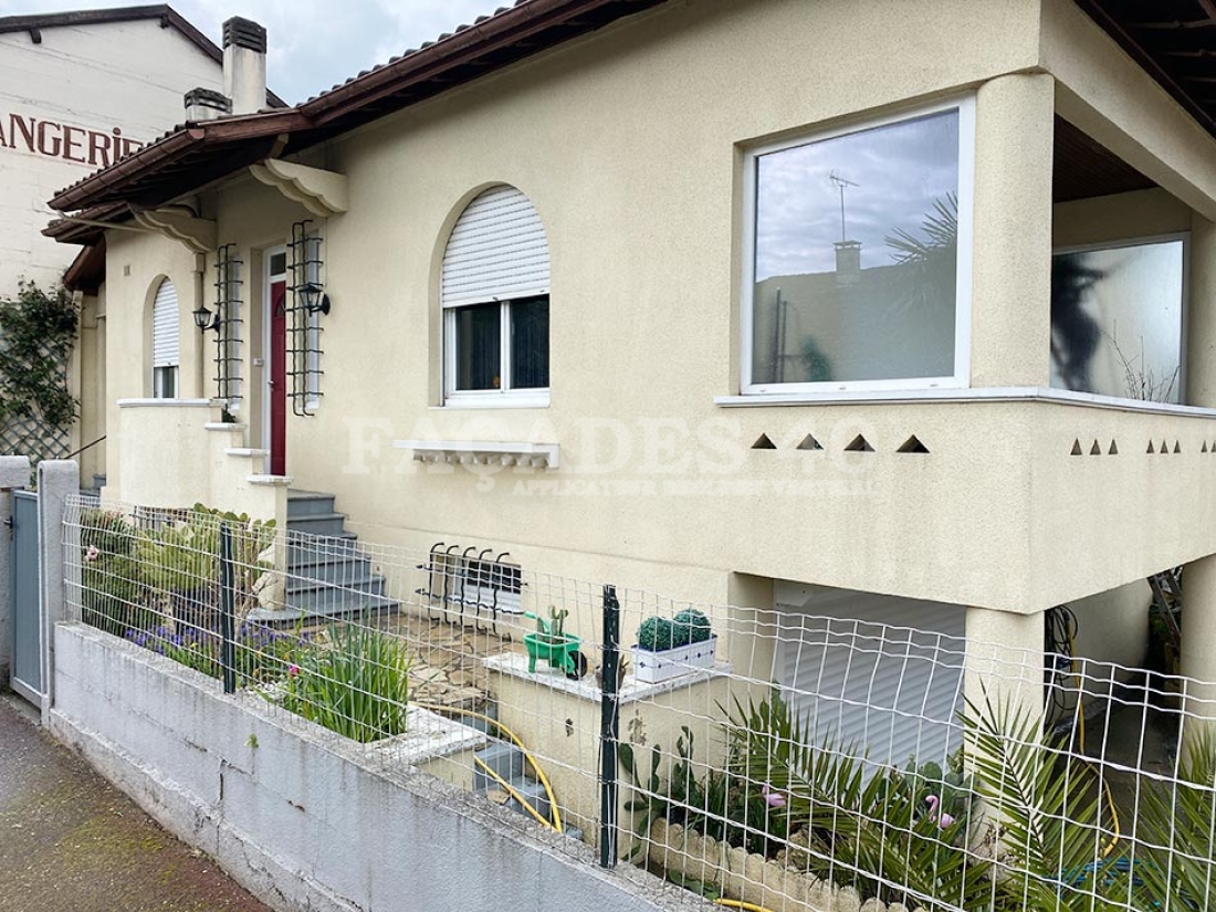 Ravalement de façade à Hagetmau dans les Landes (40), avant les travaux