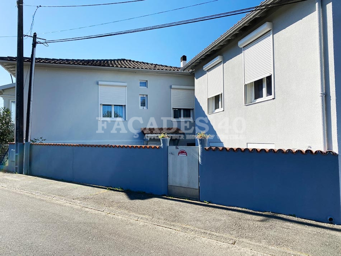 Ravalement de façade à Hagetmau dans les Landes (40), après les travaux