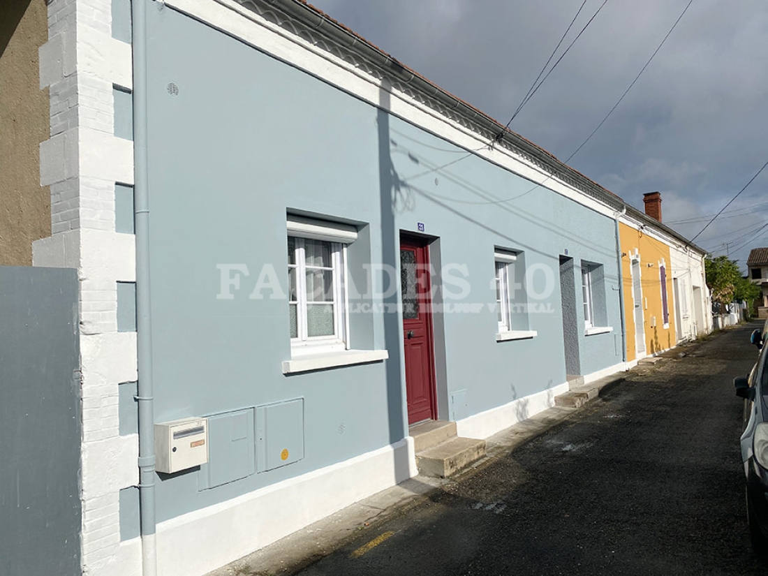 Ravalement de façade après les travaux à MONT DE MARSAN (Landes 40)