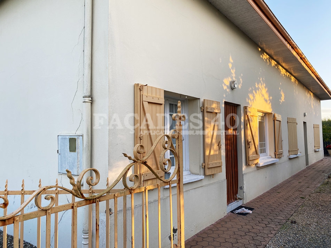 Rénovation de façade à Hagetmau (40700)