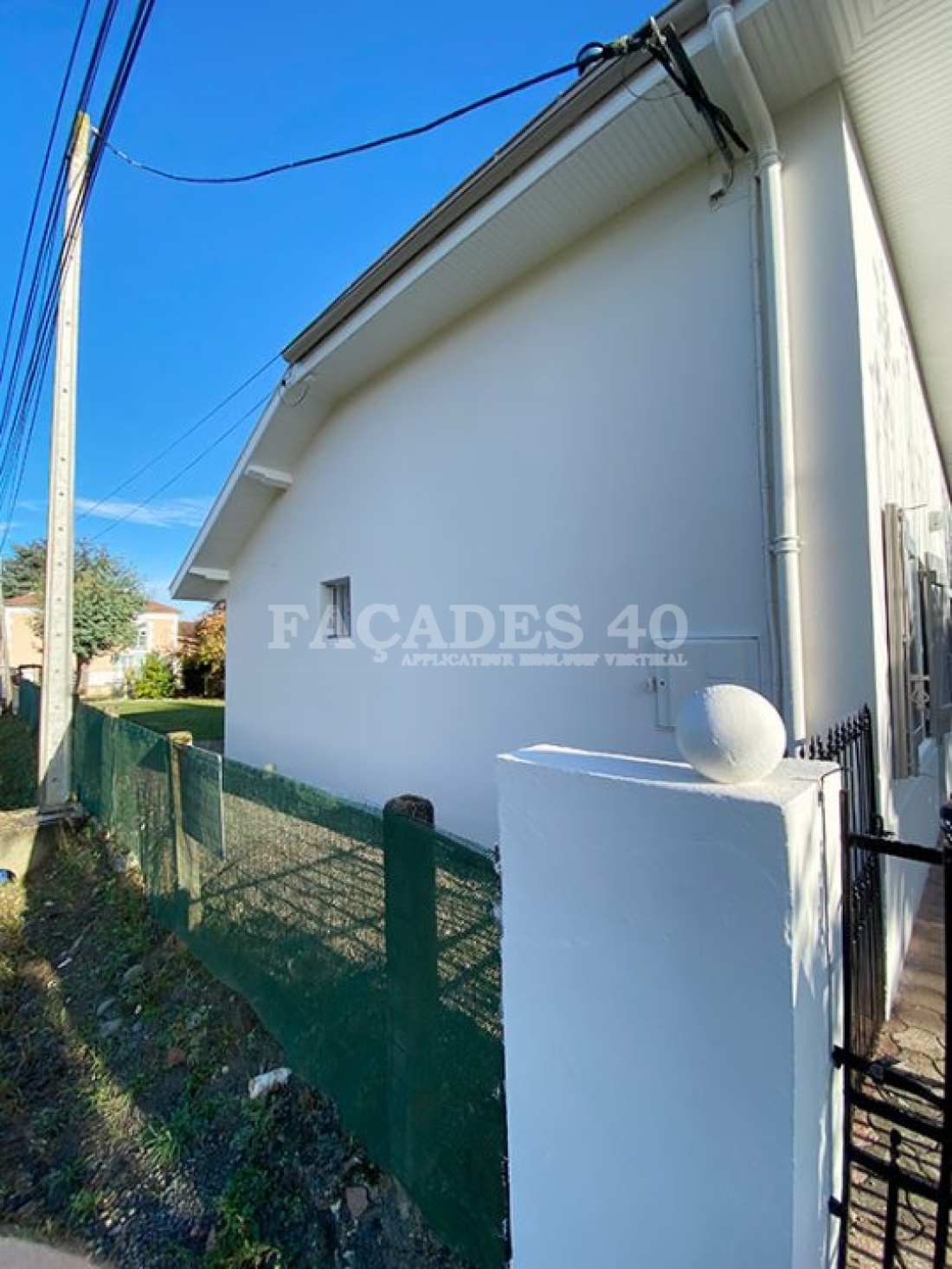 Rénovation de façade à Hagetmau (40700)