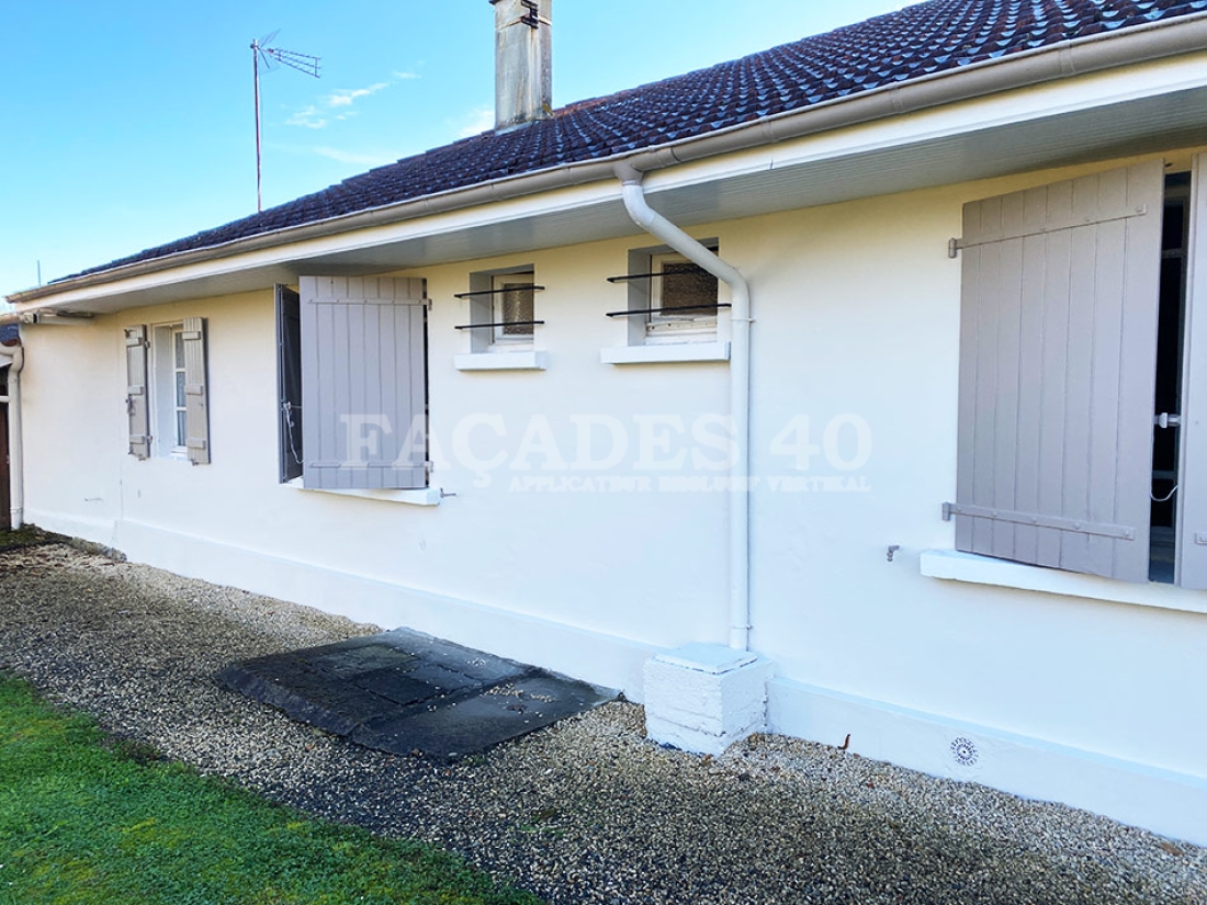 Rénovation de façade à Hagetmau (40700)