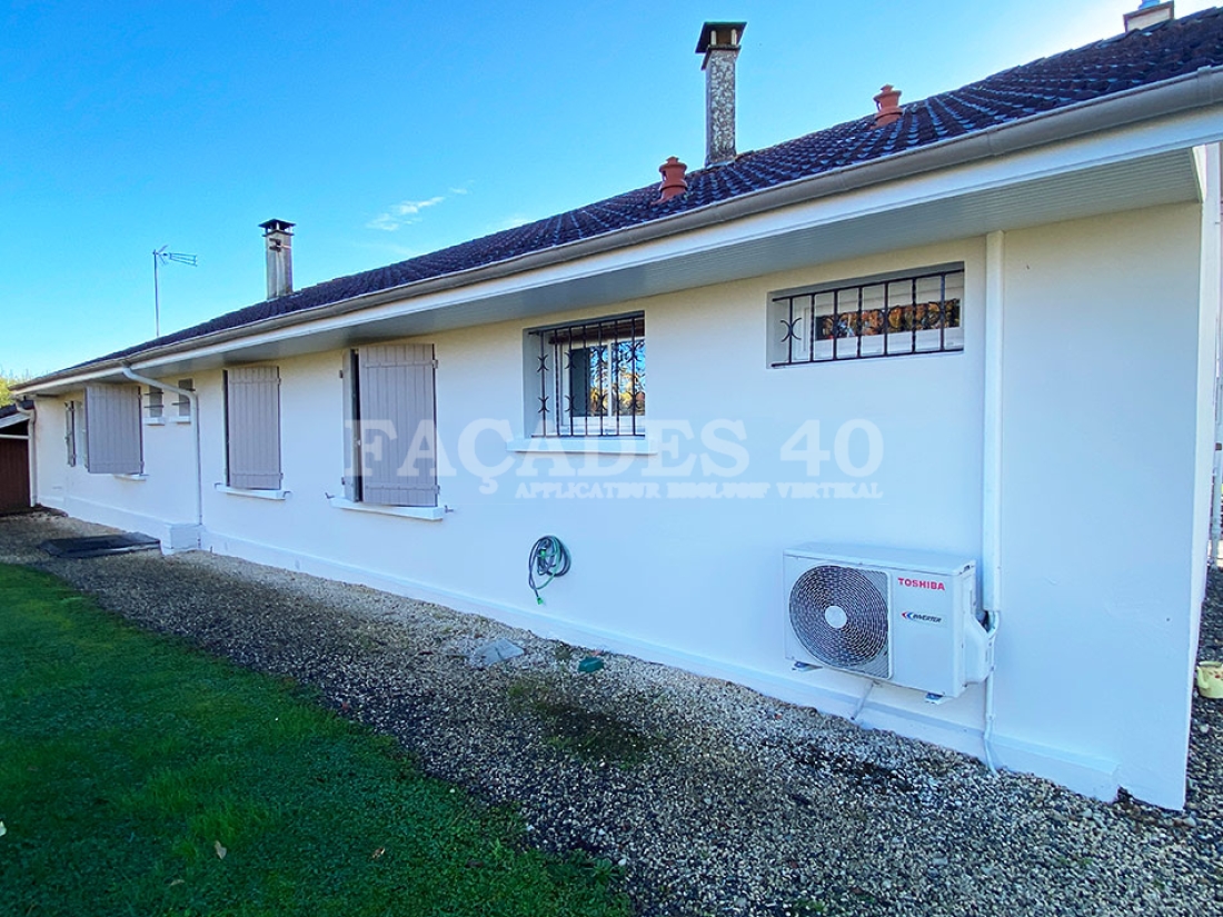 Rénovation de façade à Hagetmau (40700)