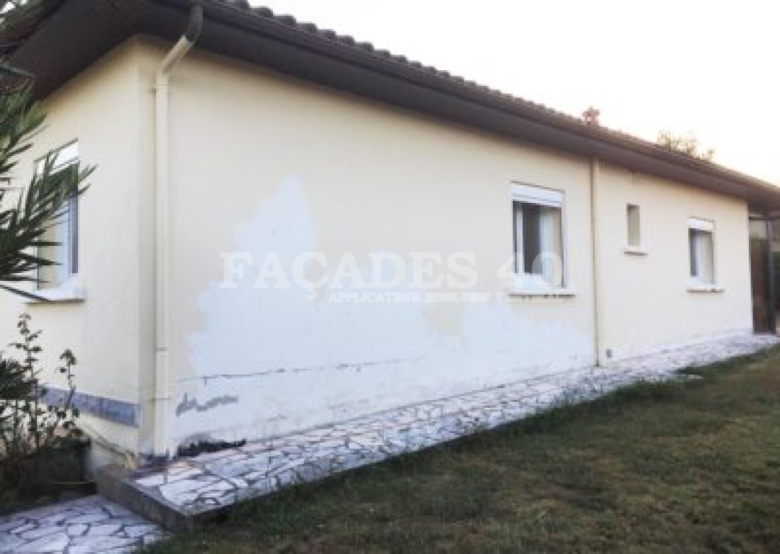 Façades 40 Maison en rénovation extérieure