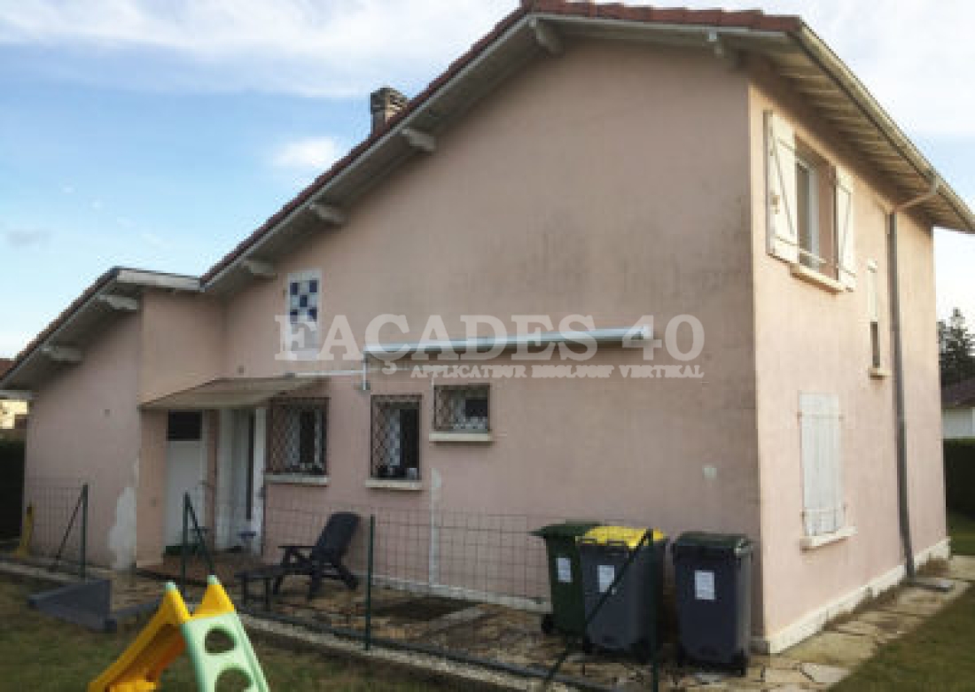 Maison en rénovation, façade 40.