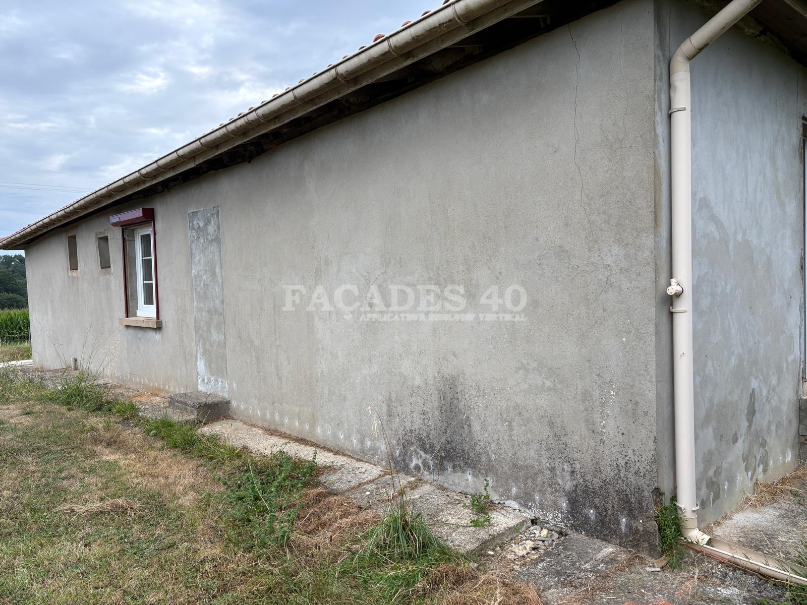 Façades 40 bâtiment vieilli mur extérieur